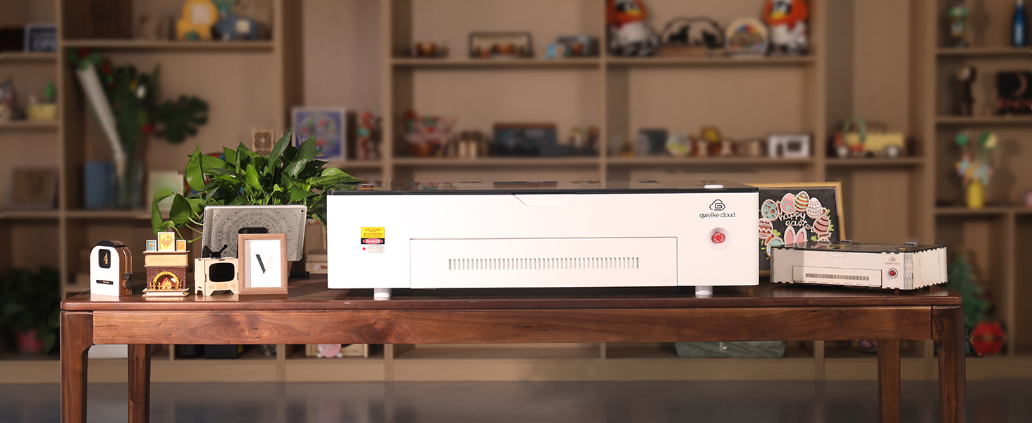 Amazon | Gweikecloud NOX 50W レーザー彫刻機 専用回転台、エア